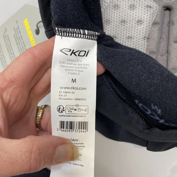 Ekoi Women’s Thermal Gel Padded Cycling Pants Size M Black - Picture 2 of 16